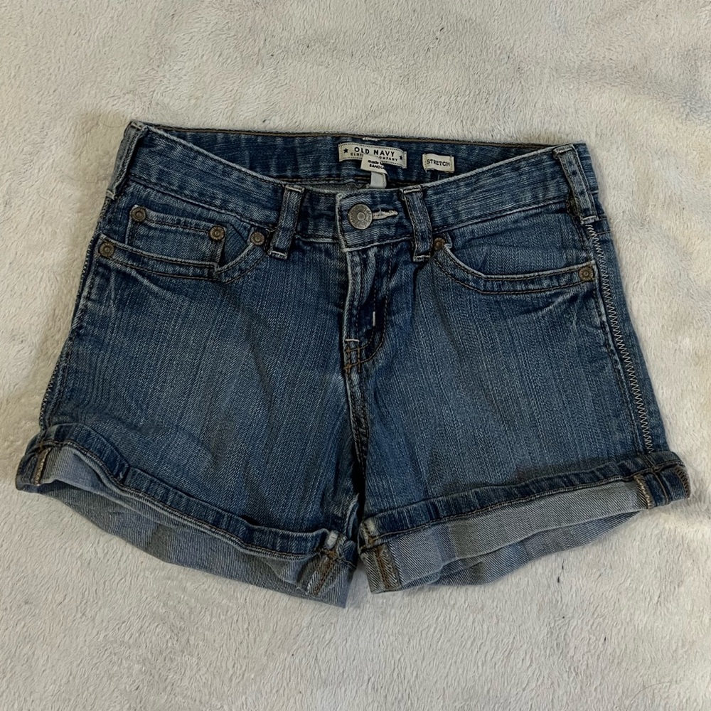 Old Navy Girl’s Khaki and Denim Shorts Size 10-12 - Picture 5 of 7
